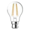 LED Filament GLS Globe A60 7.8W B22 Clear Dimmable 6500K Domus