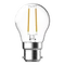 LED Filament Fancy Round G45 4.2W B22 Clear Dimmable 2700K Domus