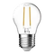 LED Filament Fancy Round G45 4.2W E27 Clear Dimmable 6500K Domus