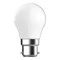 LED Filament Fancy Round G45 4.2W B22 Frosted 6500K Domus