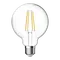 LED Filament Globe G95 7.2W E27 Clear Dimmable 2700K Domus
