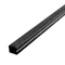Omega-17 Surface LED Profile Black Diffuser Black Per Metre Domus