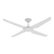 Motion 52 Inch 1320mm DC Ceiling Fan 4 Blade White Domus