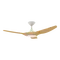 Strike 48 Inch 1220mm DC Ceiling Fan 3 Blade White/Oak Domus