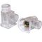 Single Screw 240V 2 X 6mm Electrical Cable Connector (100pcs)