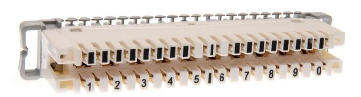 10 Pair Telephone Block - TEL10
