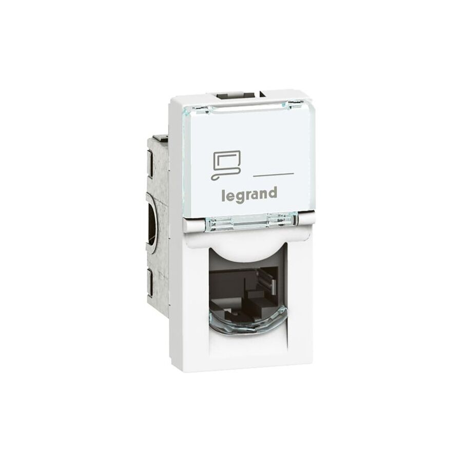 RJ45 Cat6A Socket 8 Contacts Modular Design Legrand - 572306