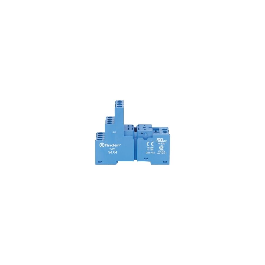 Relay Base for 5534 Relay 14 Pin 250V 10A Grey NHP - 9404