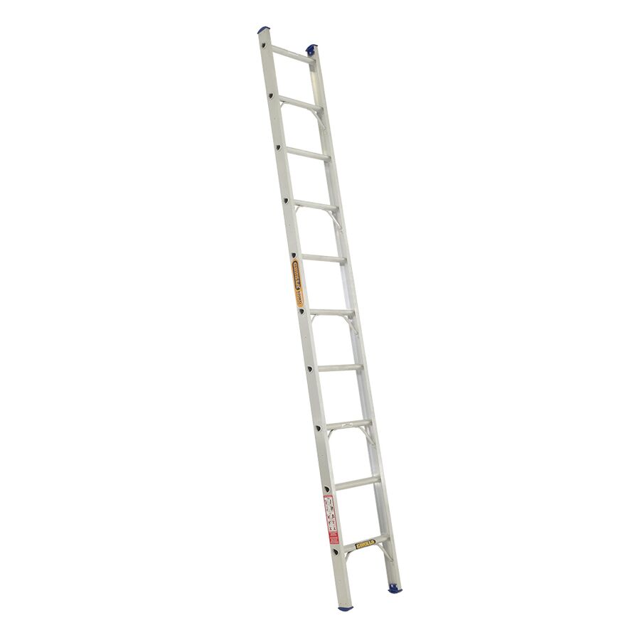 Single Builders Ladder 4 9m 140kg Load Capacity Lightweight