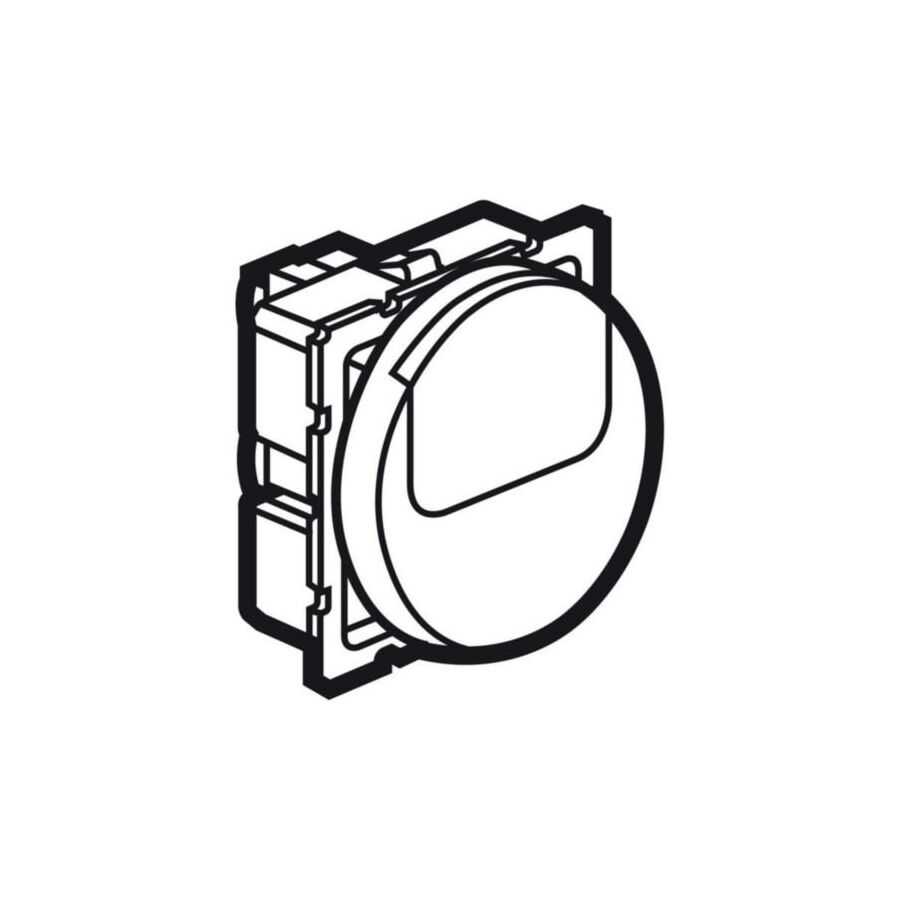 Arteor™ 2-Way Push-Button Switch | Label Holder & IP40 Rated | Glossy ...