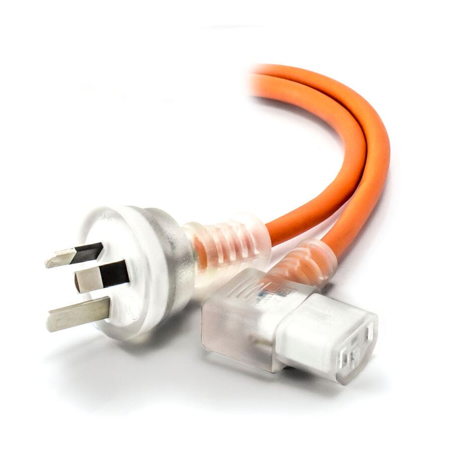 2m Medical Power Cable Australian 3 Pin Mains Plug (Male) Insulated