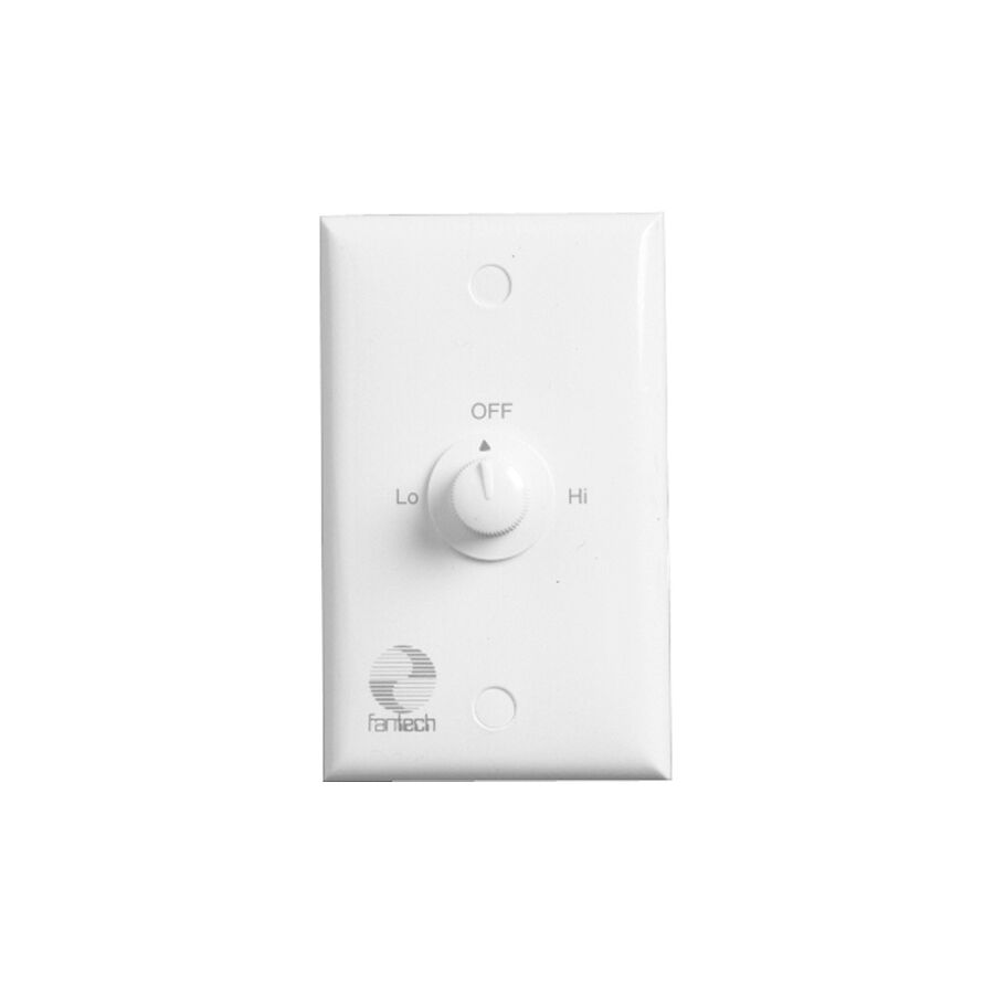 Wall Mount Switch 2 Speed for TD Fans | Rotary Knob Control | Flush ...