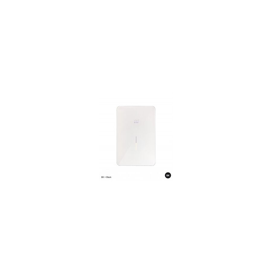 Retrotouch Crystal White Glass Fan Speed Controller